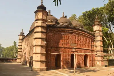 Atia Jame Mosque (1609), Delduar, Tangail - exterior view