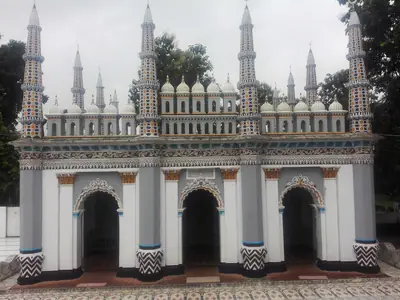 Front view of Dhanbari Nawab Mosque