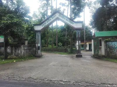 Main gate of Madhupur National Park at Rasulpur