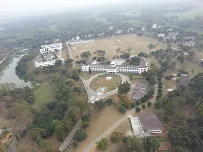 Aerial view of Mirzapur Cadet College campus