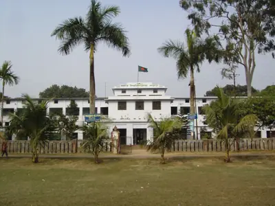 Administrative building of Government Saadat College, Karatia